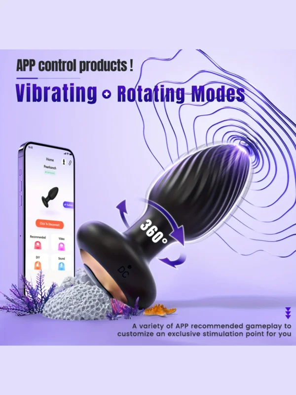 1pc Anal Vibrator Prostate Massager, Vibrating Anal Butt Plug, Rechargeable Waterproof G-spot Vibrator Anal Sex Toys For Men Women Couples - Image 5