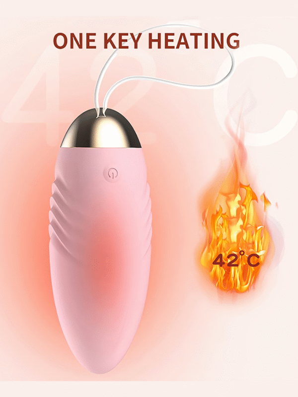 Mini Vibrating Egg with Remote Control for Women G Spot, Quiet Strong 10 Vibration Modes - Image 2