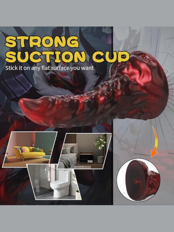 Monster Anal Dildo for Adults, Anal Sex Toys for Women Men Couples, Fantasy Textured Dildo with Suction Cup, Soft and Flexible Prostate Dildo - Image 5