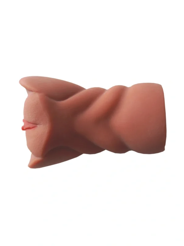No. 01 Masturbator Vagina & Anus, Realistic TPE Material, Super Soft, Brown, 15 cm - Image 5