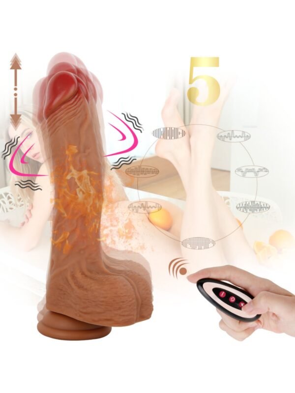 Heating Thrusting Dildo with Remote Control - Image 9