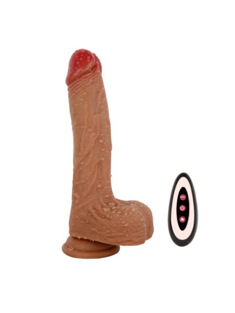 Heating Thrusting Dildo with Remote Control
