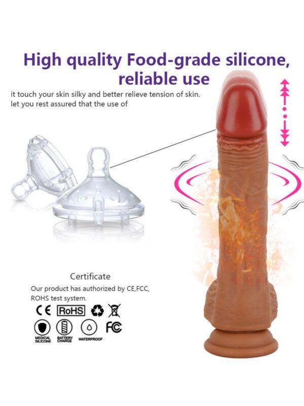Heating Thrusting Dildo with Remote Control - Image 6