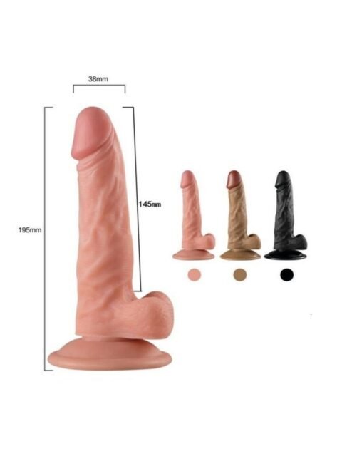 Women Dildo Sex Toy Realistic Jelly Dildo Medical TPE Material CE Certificate