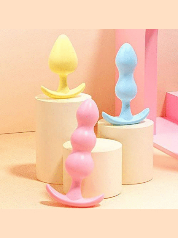 Colorful Anal Butt Plug Silicone Anal Plug Butt Couples Anal Ball Sex Toy Ball Anal Ball Adult Products Sex Game - Image 4