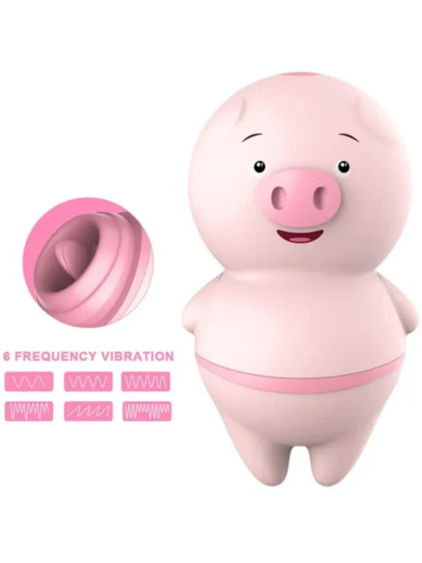 Female Tongue Licking Vibrator Anal Clitoris Stimulator Nipple Massager Soft Cute Pig Tongue Masturbator Erotic Machine Sextoys - Image 4