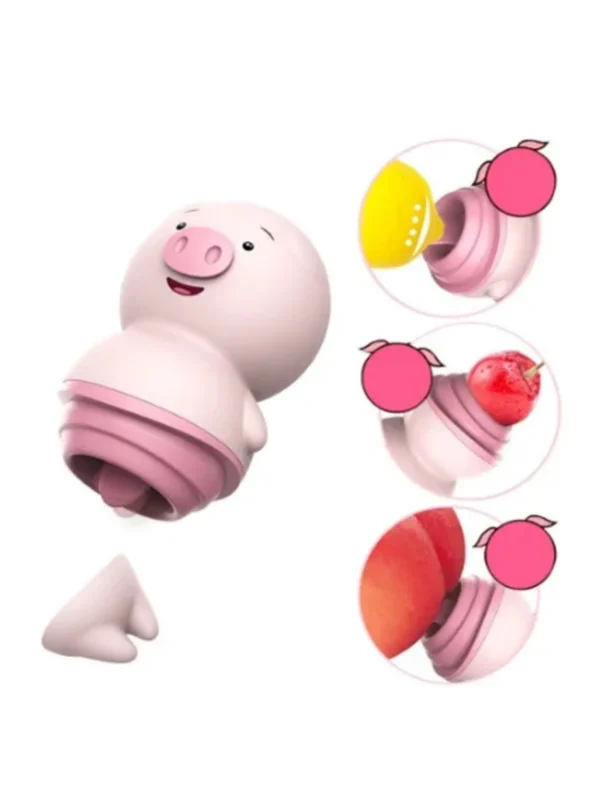 Female Tongue Licking Vibrator Anal Clitoris Stimulator Nipple Massager Soft Cute Pig Tongue Masturbator Erotic Machine Sextoys - Image 11