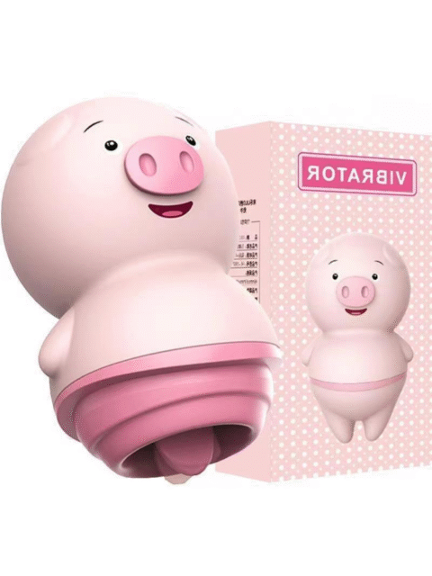 Female Tongue Licking Vibrator Anal Clitoris Stimulator Nipple Massager Soft Cute Pig Tongue Masturbator Erotic Machine Sextoys